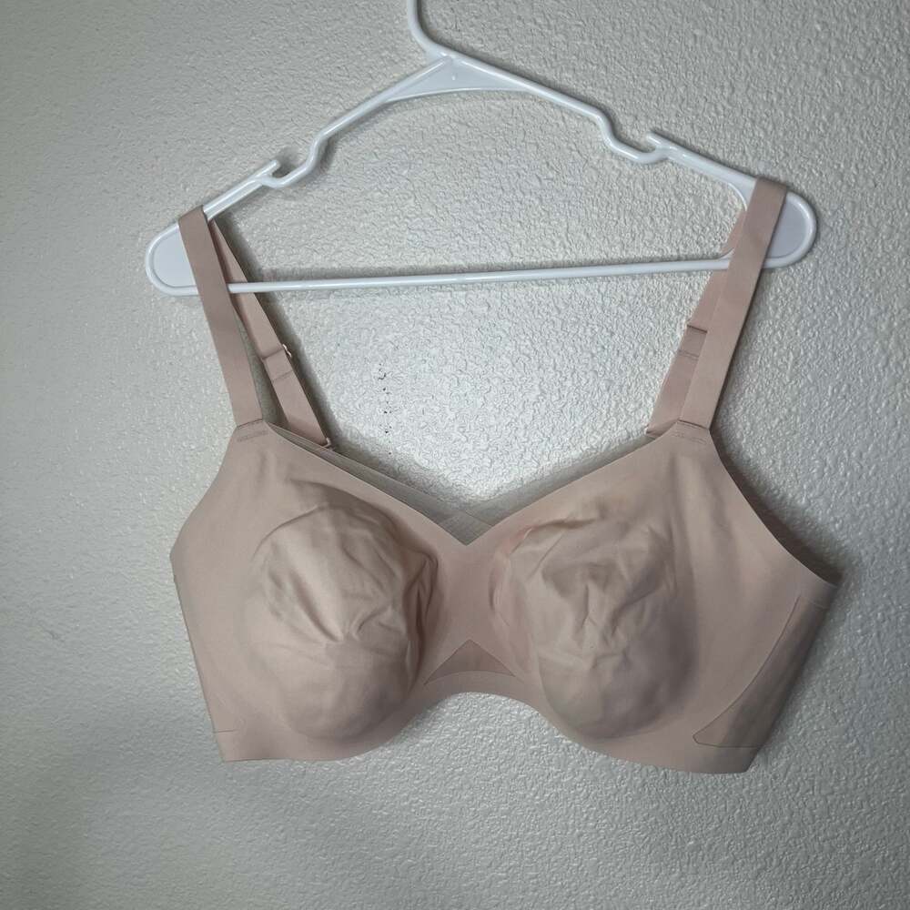 Honeylove Crossover mesh Bra in cream beige 1X 40C/D